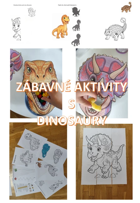 ZÁBAVNÉ AKTIVITY S DINOSAURY 