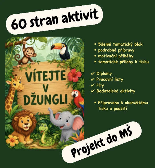 Džungle - zvířátka