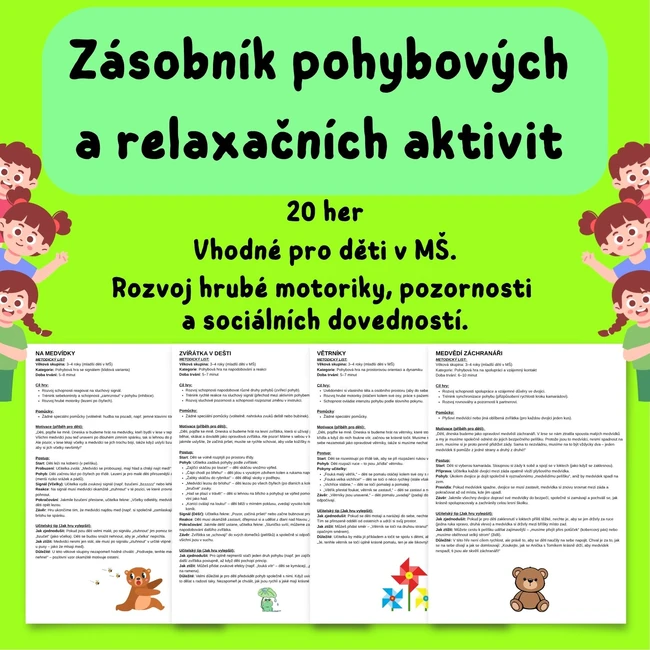 Zásobník pohybových a relaxačních aktivit