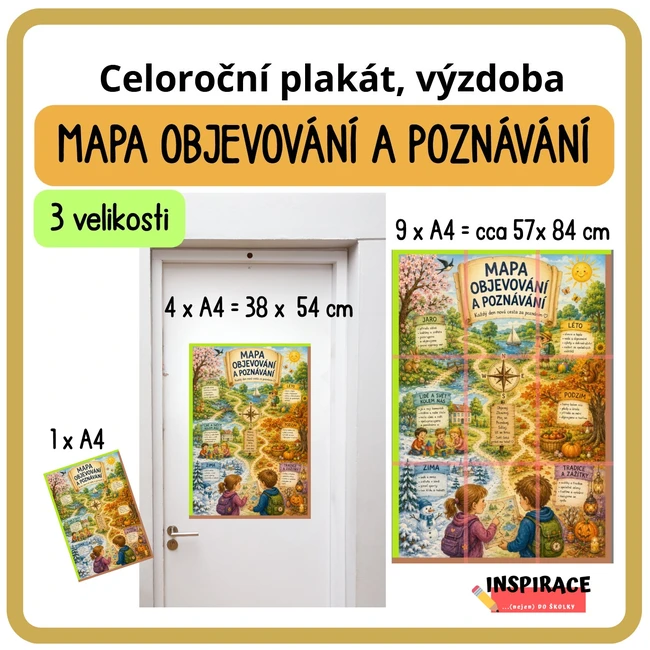 Celoroční plakát, výzdoba