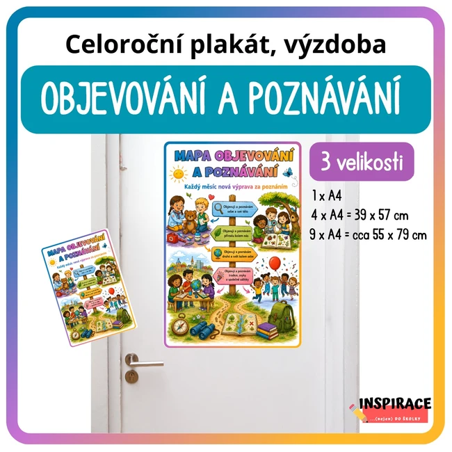 MAPA objevování a zkoumání - plakáty