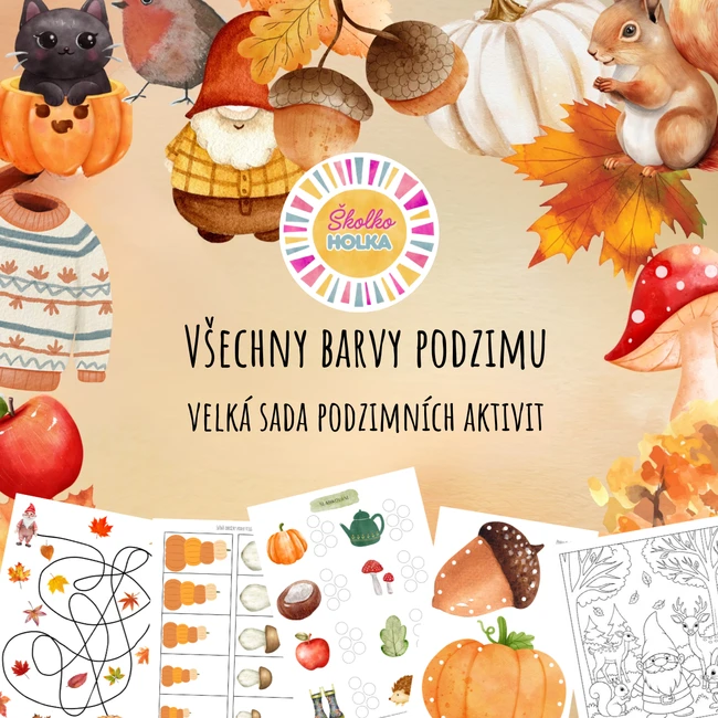 Všechny barvy podzimu - Velká sada podzimních aktivit