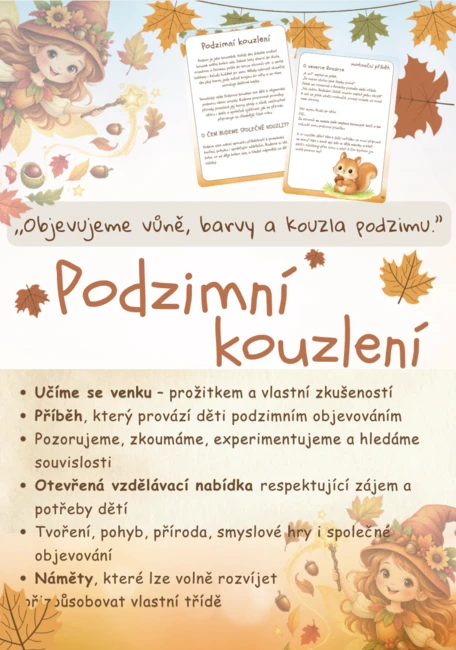 Podzimní kouzlení - podzim, barvy, aktivity