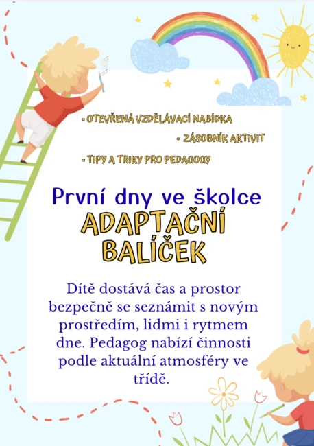 První dny ve školce – adaptační balíček