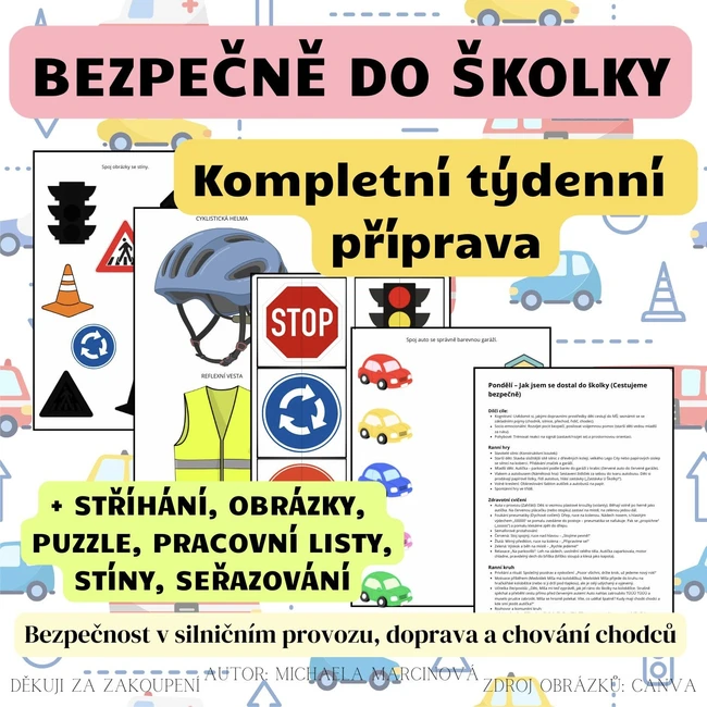 Bezpečně do školky - Kompletní týdenní příprava