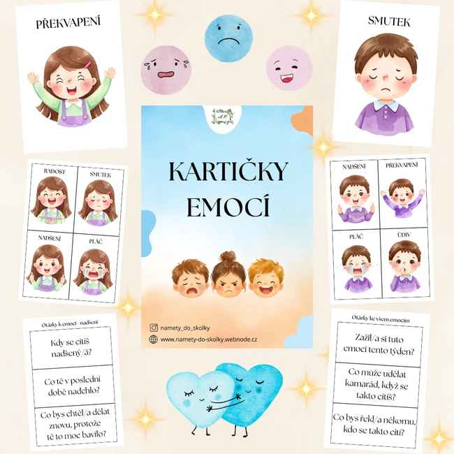 Kartičky emocí 