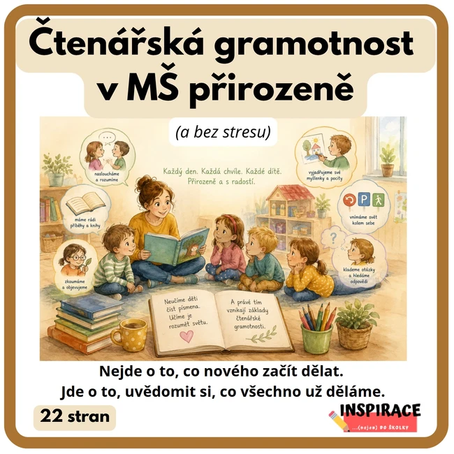 Čtenářská gramotnost v MŠ přirozeně (a bez stresu)
