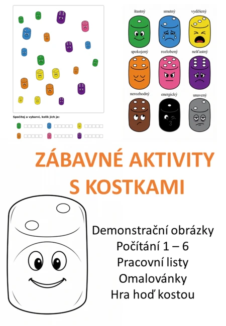 Zábavné aktivity s kostkami