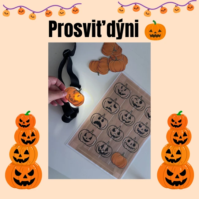 Prosvěcovací obrázky DÝNĚ