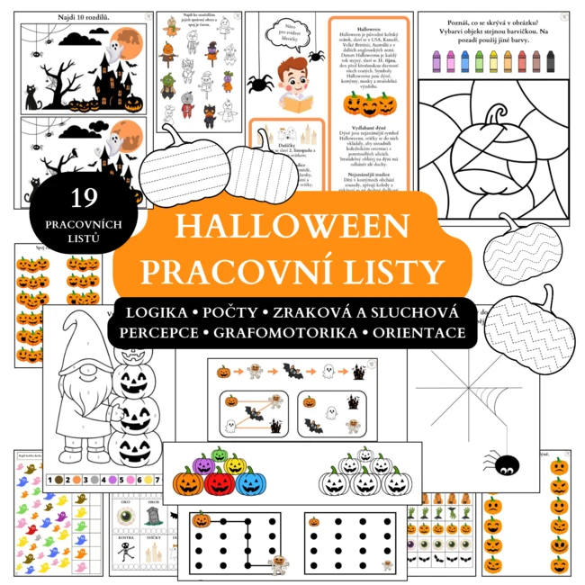 Halloween - pracovní listy