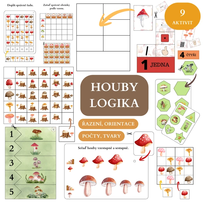 Houby - logika