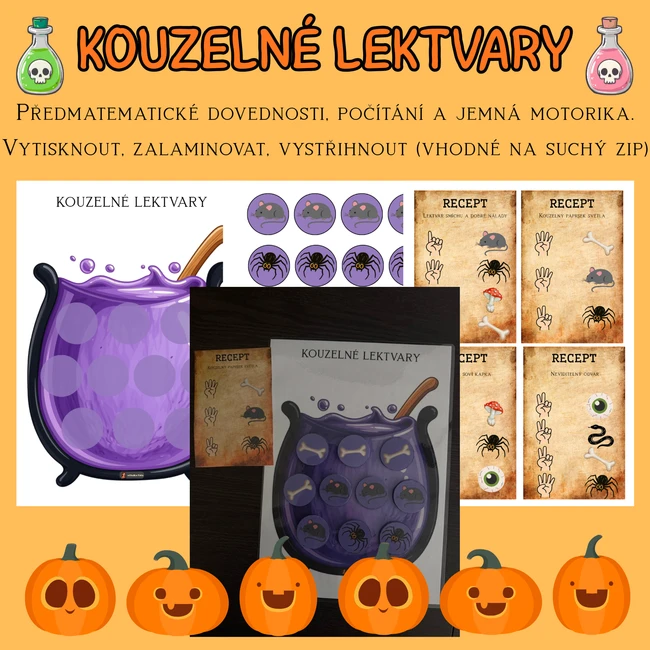 Kouzelné lektvary: Počítání do 10
