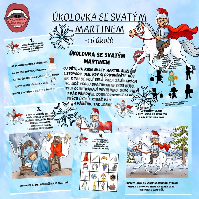 ÚKOLOVKA SE SVATÝM MARTINEM 
