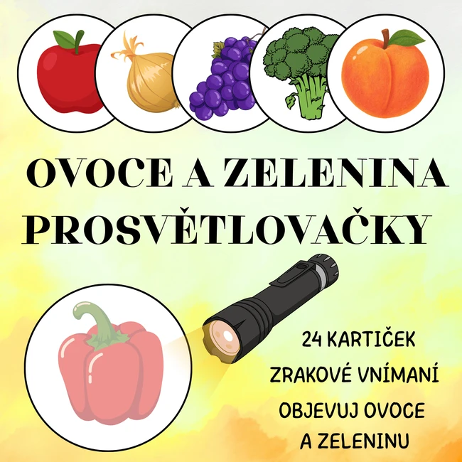 PROSVĚTLOVAČKY - OVOCE A ZELENINA