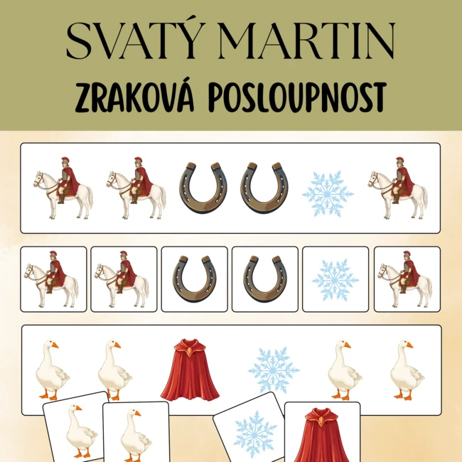 Sv. Martin - zraková posloupnost