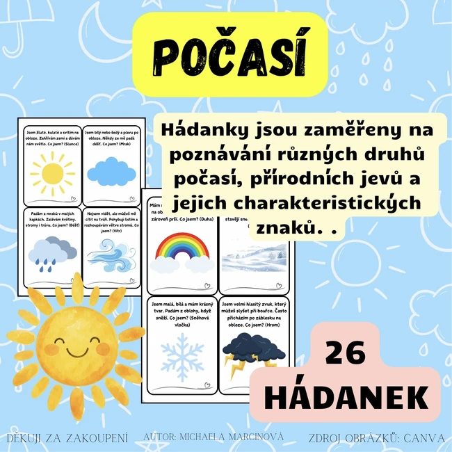 POČASÍ - hádanky