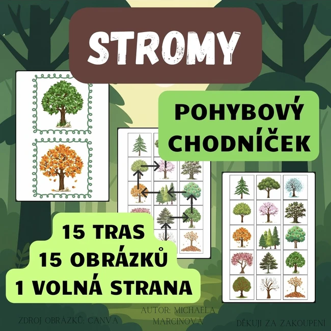 STROMY - Pohybový chodníček