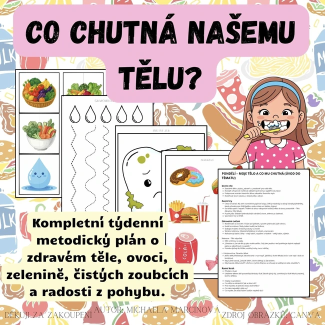 CO CHUTNÁ NAŠEMU TĚLU? - Kompletní týdenní příprava