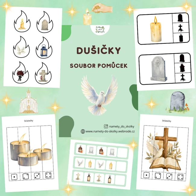 Dušičky - Soubor pomůcek 