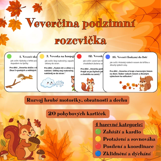 Veverčina podzimní rozcvička 