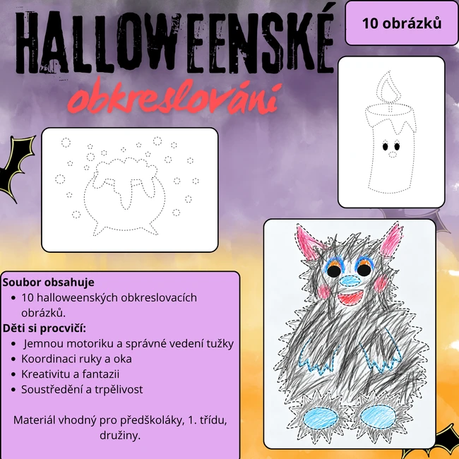 Halloweenské obkreslovačky