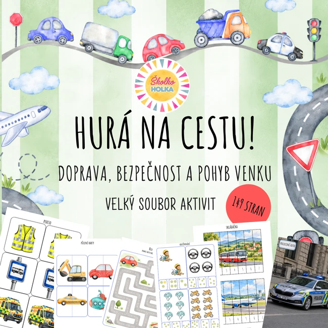 Hurá na cestu! - Bezpečnost a doprava - Velký soubor aktivit