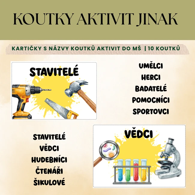 Koutky aktivit jinak