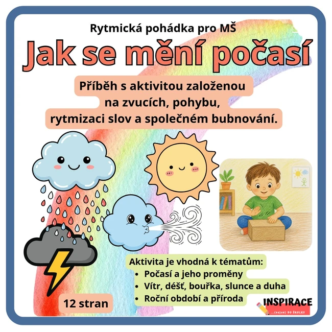 Rytmická pohádka  -  Jak se mění počasí 🌦️