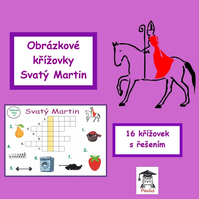 Obrázkové křížovky Svatý Martin