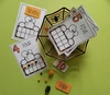 Halloweenské počítání do 10 - DUCHOVÉ a PAVOUČCI - flashcards, mazačky a skládačky