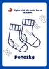 Zimní oblečení - omalovánky