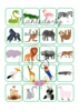 Zvířata Zoo - pexeso, skládačky – ukázka 5
