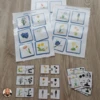 Jarní květiny - přiřazování, hádanky a stínové puzzle