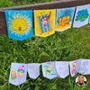 Girlanda, výzdoba třídy a omalovánky - Léto