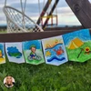 Girlanda, výzdoba třídy a omalovánky - Léto