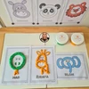 Zvířata v ZOO - modelovací podložky (omalovánky)