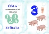 Čísla - demonstrační obrázky (3 druhy)