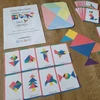 TANAGRAM PUZZLE - barevné předlohy 