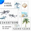 U MOŘE - počítání a puzzle pro nejmenší