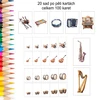 Řazení podle velikosti HUDEBNÍ NÁSTROJE