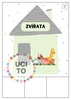 Slovní domečky-slova nadřazená a podřazená