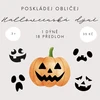 Poskládej obličej halloweenské dýni – ukázka 2