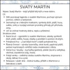 Svatý Martin: týdenní příprava do MŠ – ukázka 2