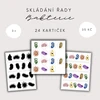 Bakterie - skládání řady podle předlohy