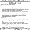 Zdravé tělo: týdenní příprava do MŠ – ukázka 2