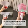 Kytičkové kornoutky k vybarvení - DIY dárek pro maminku / Valentýn / Den matek – ukázka 5