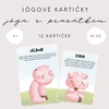 Jóga s prasátkem - jógové kartičky – ukázka 2