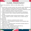 Hurá, prázdniny! - týdenní příprava do MŠ – ukázka 2