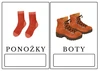 Podzimní oblečení - slova a písmena 